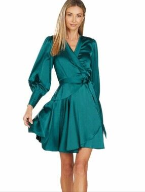 trish scully green dress Dresses | Trish Scully Emerald Green Dress 14